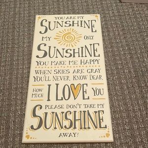 You are my Sunshine Decor